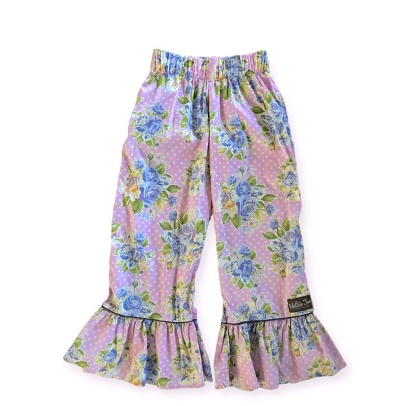 Matilda Jane Good Hart Maple Sugar Ruffles Floral Pants - Picture 5 of 5